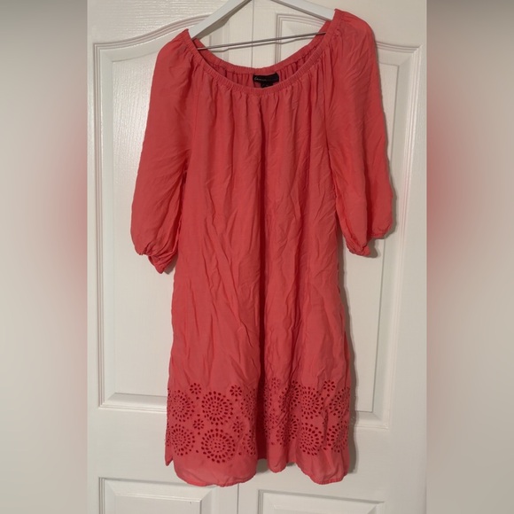 Lane Bryant Dresses & Skirts - 🩷 2 for $25 🩷 Lane Bryant Coral Dress with Elastic Neckline